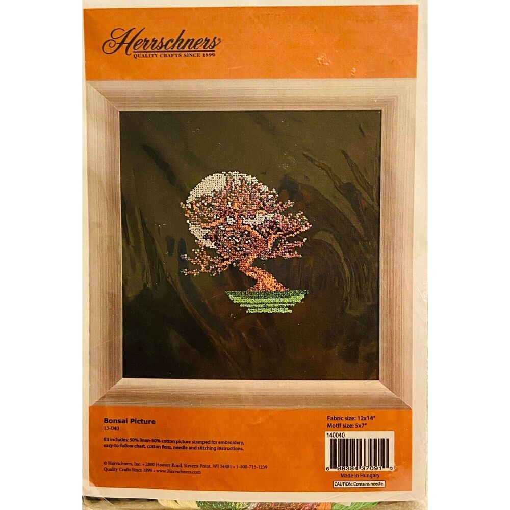 #4841 Herrschners Bonsai embroidery pattern